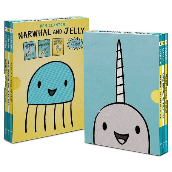 A Narwhal and Jelly Book: Narwhal and Jelly Box Set (Paperback Books 1, 2, 3, AND Poster) (Paperback)