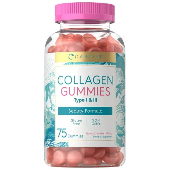 Suplemento de gomitas de péptido de colágeno Carlyle tipo 1 y 3