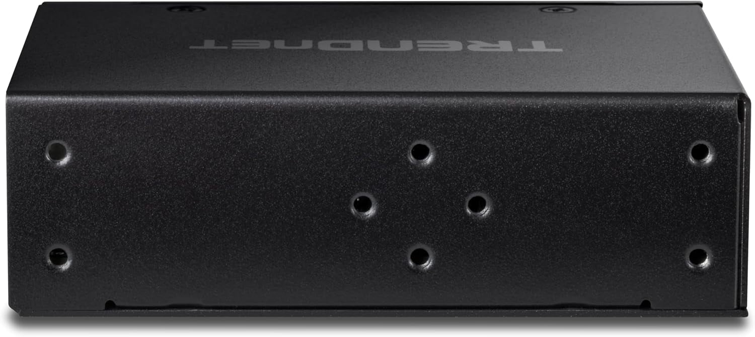 TRENDnet TI-B541 5-Port Industrial Gigabit PoE++ Powered DIN-Rail Switch with PoE Pass-Through