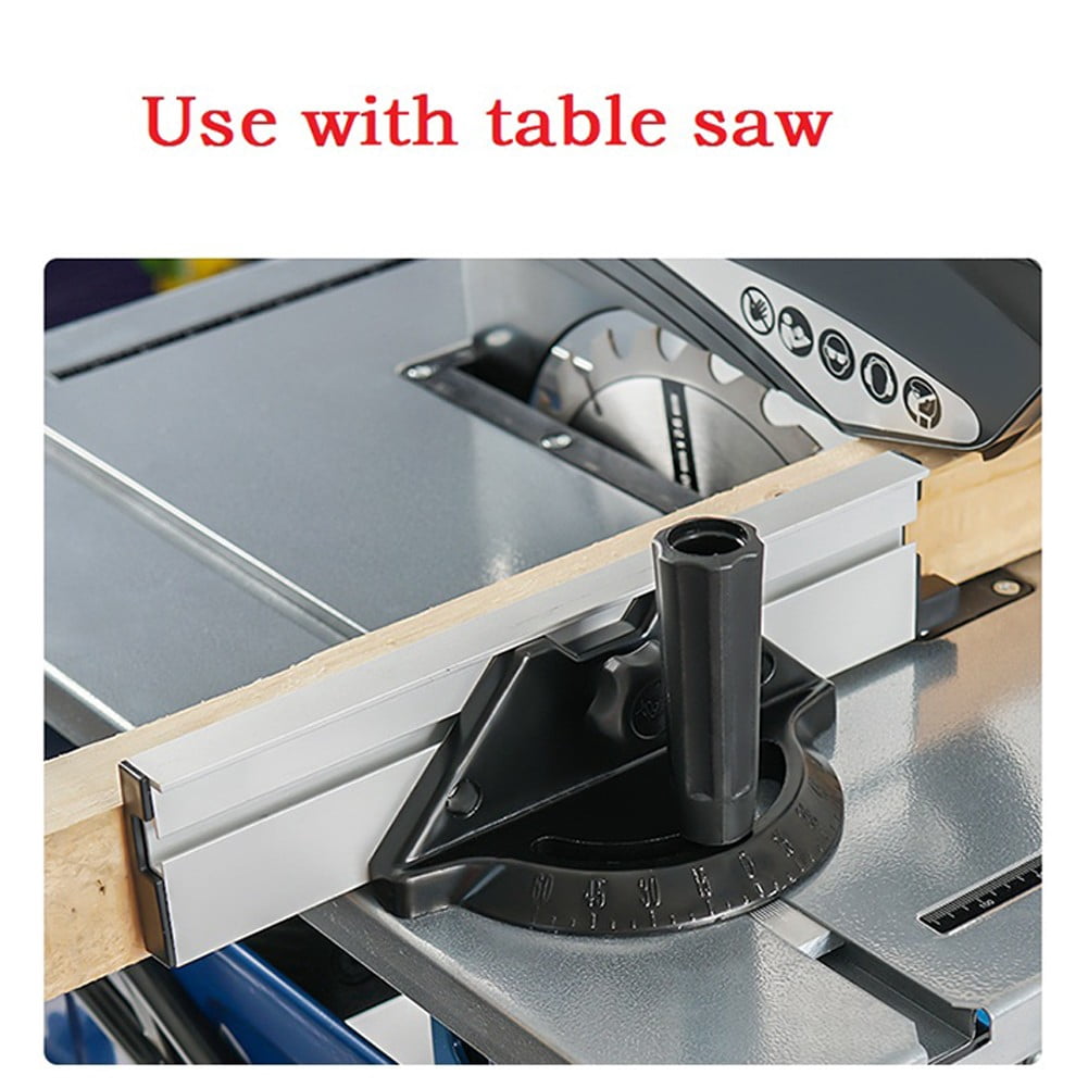 qiya Angle Plate Ruler Miter Gauge Adjustable Alluminium Alloy For Table Saw Push Block Fence System Wood Cutting Woodworking Tools