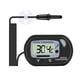 thumbnail image 1 of Termómetro para acuario - Termómetro digital LCD para acuario con ventosa y sonda de inmersión para acuario y terrario., 1 of 4