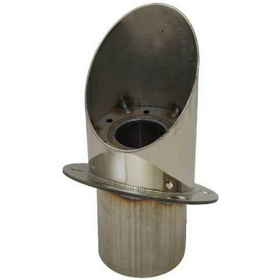 Malibu Boat Exhaust Tip 3221018 | 30 Degree 3 1/2 Inch 8.1L Stainless