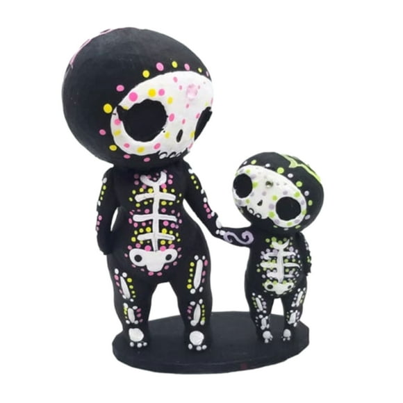 Sugar Skull Coulp Figurine Statues Table Decor Hand Crafts Resin Ornament