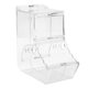 thumbnail image 2 of Small Animal Feeder 1Pack Durable Transparent Plastic For Convenient Pet Feeding Suitable For Daily Use, 2 of 3