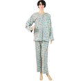 thumbnail image 2 of Pijamas para Pacientes con Fracturas para Personas Mayores,Pacientes con Fracturas METRO Yuyangstore Tops y pantalones de enfermería, 2 of 8