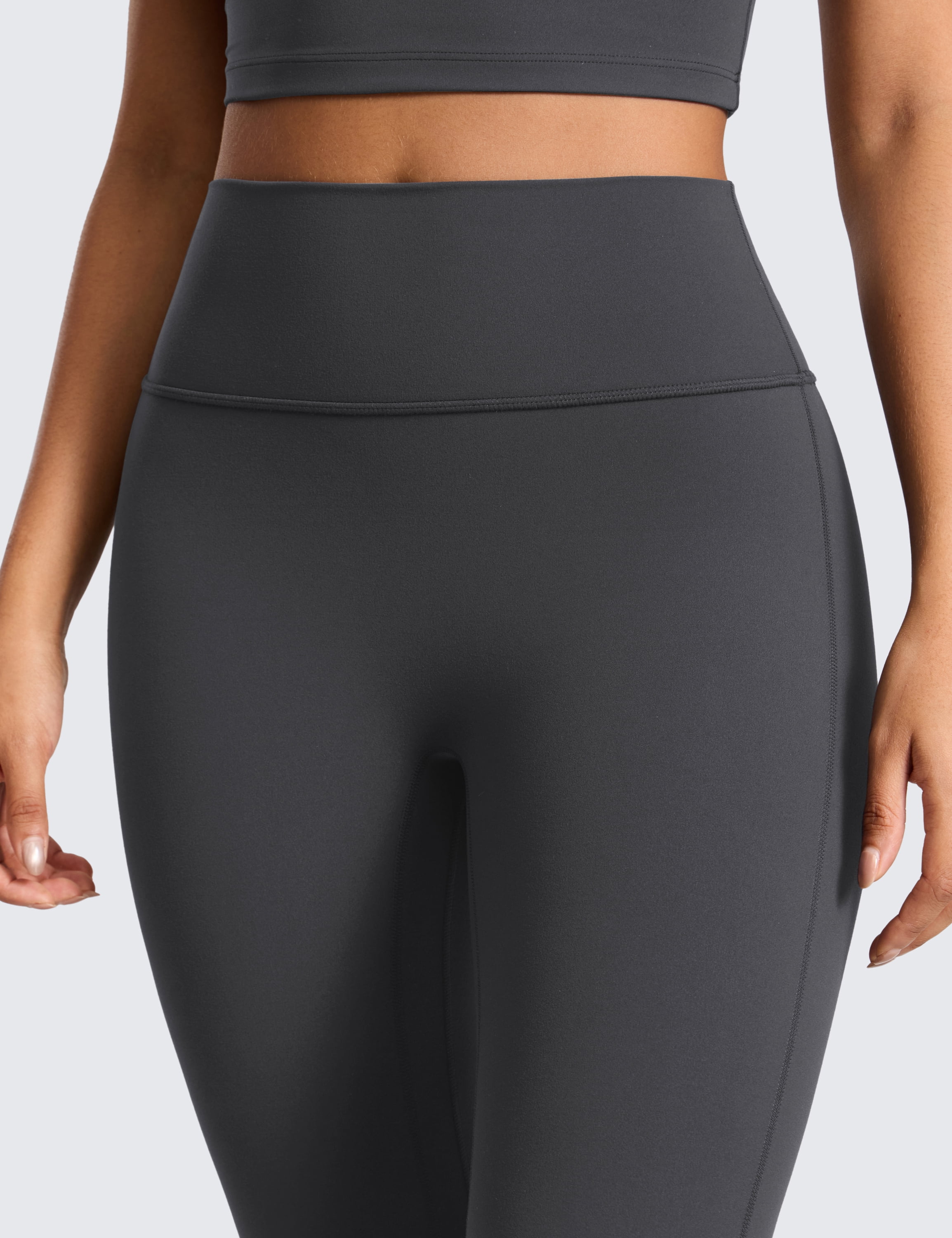 CRZ YOGA Secretsculpt Womens Butterlift Scrunch Butt Flare Leggings 31 Inches