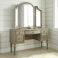 thumbnail image 4 of Steve Silver Highland Park Vanity Desk Driftwood, 4 of 5