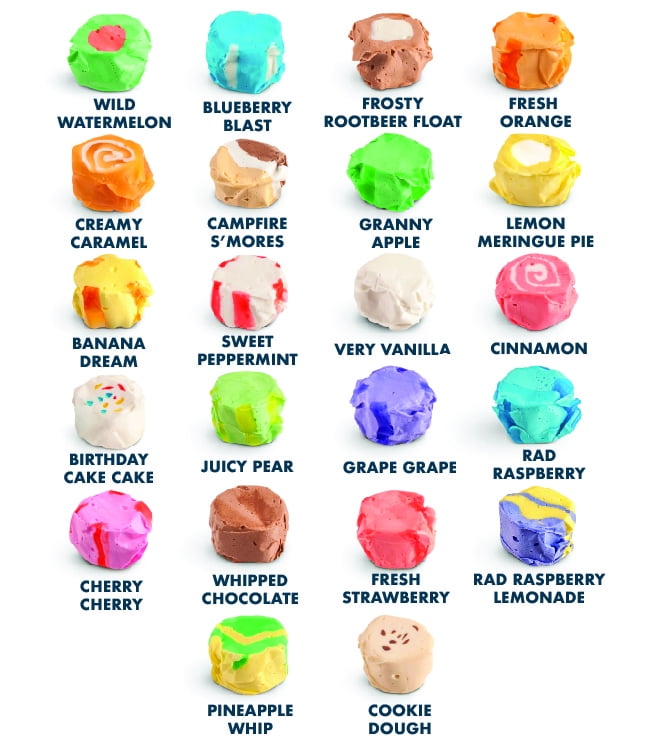 Taffy Town Flavor Chart