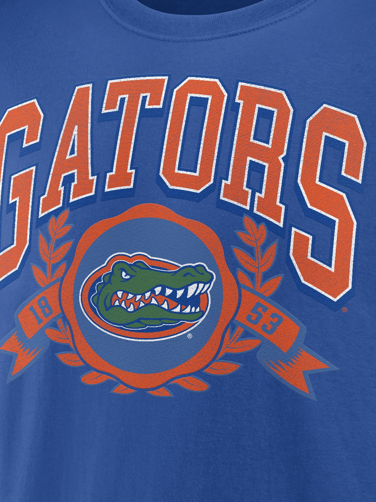 NCAA Florida Gators Men's Cotton Blue Short Sleeve T-Shirt