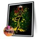 thumbnail image 1 of Cuadros Decorativos Dibujos animados silueta diamante pintura Rhinestone completo redondo taladro decoración (DG314) Tmvgtek embutido en tela, 1 of 8