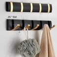 Towel Hook Punch Free Collapsible Polished Surface Good Load-bearing ...