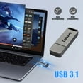 thumbnail image 4 of Original USB 3.1 Flash Drive 16TB High-Speed Transfer Pen Drive 2TB Large Capacity Waterproof Storage Devices Computer Grey 4TB, 4 of 6