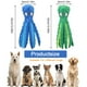 thumbnail image 3 of 2pcs Octopus Perro Interactive Toy Plush Puzzle Chew () Blue Green, 3 of 9