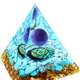 thumbnail image 1 of Generador de energía de orgonita de cristal curativo de pirámide de orgonita de piedra natural de 5 cm (C) JShteea Libre de BPA, 1 of 9
