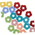 thumbnail image 5 of 30/40/50pcs Random Color Acrylic Water Ink Halo Dyeing Five-petal Flower Hollow Beaded Accessories, Suitable For Diy Jewelry Making, Necklace Bracelet Earrings Headdress Jewelry Material Beaded, 5 of 9