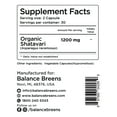 thumbnail image 6 of Organic Shatavari Capsules 1200mg - 60 Capsules - Lactation Vitamins for Breastfeeding - Hormonal Balance for Women by Balance Breens, 6 of 11