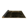 thumbnail image 2 of Ahgly Company Indoor Rectangle Abstract Brown Modern Area Rugs, 2' x 5', 2 of 4
