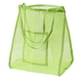 thumbnail image 2 of Bolsa de playa de malla grande y plegable para compras de comestibles, vacaciones y camping. Amarillo, 2 of 8