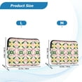 thumbnail image 4 of FORMRS 13"-13.3" Laptop Sleeve Protective Case Soft Carrying Quilted Computer Bag Cover, Yellow Symmetrical Stars, 4 of 7