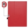 thumbnail image 6 of Labanema 12.3" Lenovo ThinkPad X12 Detachable Case, PU Leather Folio Stand Protective Case, Cover for 12.3" Lenovo ThinkPad X12 Detachable (Red), 6 of 7