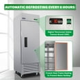 thumbnail image 5 of Commercial Reach In Freezer, ORIKOOL 27 Inch Commercial Freezer 1 Door 23 Cu.ft, 5 of 11