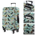 thumbnail image 5 of Dachshund Dog and Pizza Luggage Cover Fashion Suitcase Cover Baggage Covers Fit 25-28 Inch Luggage (Go Travel), 5 of 5