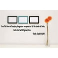 thumbnail image 1 of Custom Wall Decal : I'm all in favor of keeping dangerous weapons out of the hands of fools. Let's start with typewriters Quote 6 x 30, 1 of 1