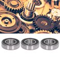 thumbnail image 4 of Rubber Sealed Ball Bearing 3Pcs Deep Groove Ball Bearing Rubber Seal Accessory Set Kit For Equipment Machine, 4 of 8
