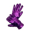 thumbnail image 4 of Baberdicy Women's Sexy Pu Leather Gloves, High Gloss Performance Long Opera Gloves,Purple Fits All – Gift Ready, 4 of 4