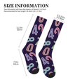thumbnail image 2 of Compression Socks For Women And Men - Math Numbers Color Compression Socks Circulation For Workout, 2 of 2