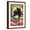 Brown Frame, variant on Art.com Siesta Key, Florida - Palm and Moon Art Print by Lantern Press, Brown Frame Wall Art, 21" x 29"