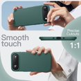 thumbnail image 6 of JETech Liquid Silicone Case for iPhone Air, Silky Soft Touch Full-Body Protection (Midnight Green), 6 of 7