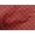 thumbnail image 4 of oneOone Coton Popeline Rouge Tissu Géométrique Bandhani Robe Tissu Tissu Imprimé par la Cour 42 Pouces de Large, 4 of 4