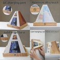 thumbnail image 2 of 3D Naked Eye Visual Night Light, Three Dimensional Visual Effect LED Lights, Wall Mounted Design Night Light for Wall, Three Color Light Effect Adjust, 2 of 5