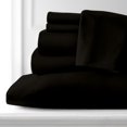 thumbnail image 2 of Hotel Collection Rayon derived from Bamboo Bed Sheet Set - 6 Piece, King, Black, 2 of 6