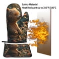thumbnail image 5 of Gaeub Sunshine Butterfly Flower Bear Print Oven Mitts and Pot Holders Sets of 2,Heat Resistant Pad,Cooking Gloves, for Baking BBQ Home Decor, 5 of 7