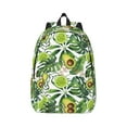 thumbnail image 2 of Rocae Watercolor Green Tropical for Durable Canvas Backpack Leisure Large Bag Travel Rucksack Multi-function Backpack Medium, 2 of 8