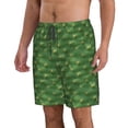 thumbnail image 2 of Susaid Cactus 3 Print Men's Swim Trunks Hawaiian Bathing Mesh Lining Suit Swimsuits Beach Shorts with Pockets-Medium, 2 of 6