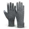 thumbnail image 2 of Womens Winter Gloves - Suede Gloves with Cute Bow - Finest Selection, 2 of 8