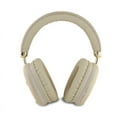 thumbnail image 2 of Guess Saffiano PU Leather with Metallic Triangle Logo Wireless Headphones Gold - GUBHK1SATSD, 2 of 3