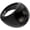 black, variant on Set Y2k Colorful Chunky Resin Wide Thick Dome Knuckle Finger Ring Joint Stackable Acrylic Geometric Exaggerated for Women Retro Vintage Handmade Aesthetic Jewelry