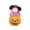 E002- Style B, variant on Creative Halloween Witch Pumpkin Statue, Halloween Decor, Pumpkin Decorations, Home Decor, 1 Pcs Lightweight Resin Decor Piece for Halloween Party Ambient Display and Household
