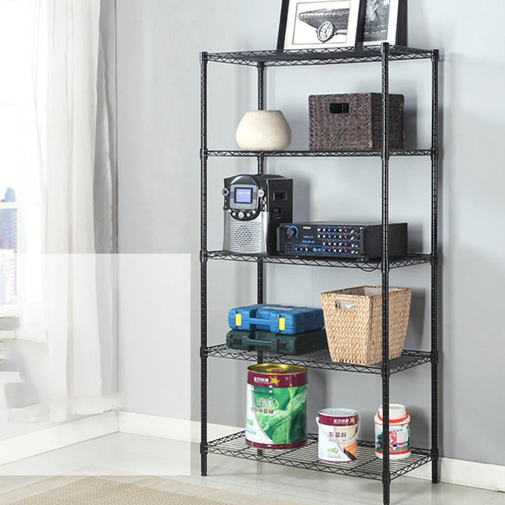 Ktaxon Wire 5 Tier Shelving Units Storage Rack Supreme Shelving