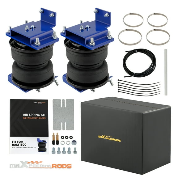Maxpeedingrods Air Spring Bag Leveling Kit Fit Dodge Ram 1500 Pickups 4WD 2009 2010 5000 lbs