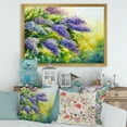thumbnail image 3 of Designart 'Impressionism Lilac Tree In The Garden' Traditional Framed Art Print, 3 of 4