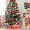 thumbnail image 2 of FMSHPON Valentine Valentines Day Red Heart Balloons Xmas Christmas Tree Skirt Stand Mat for Holiday Party Decoration Indoor Outdoor 36 inches, 2 of 6