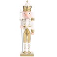 thumbnail image 1 of Christmas Wooden Cartoon Soldier Nutcracker Adorn Desktop Creative Wood Puppet Ornament, 1 of 7