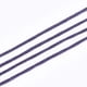 thumbnail image 3 of 1 rollo de 10,93 yardas (10 m) de hilo de algodón encerado de 1 mm para ensartar, ideal para hacer pulseras, collares, bisutería y manualidades. Color morado medio., 3 of 3