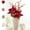 A1320 Usloyux under 5$, variant on Usloyux Under $5 Large Christmas Artificial Flower, Realistic Stems Floral Arrangement with Glitter, Decorative Poinsettia for Tree Wreath Vase, Holiday Decor with Iron Wire Branches