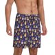 thumbnail image 2 of Balery Gnomes And Houses Pantalones cortos de pijama de punto de algodón para hombre con cinturilla y bolsillos-Large, 2 of 6